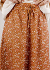 Amber Floral Skirt *RUST
