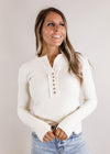 Trae Henley Thermal Top (S-XL) *CREAM