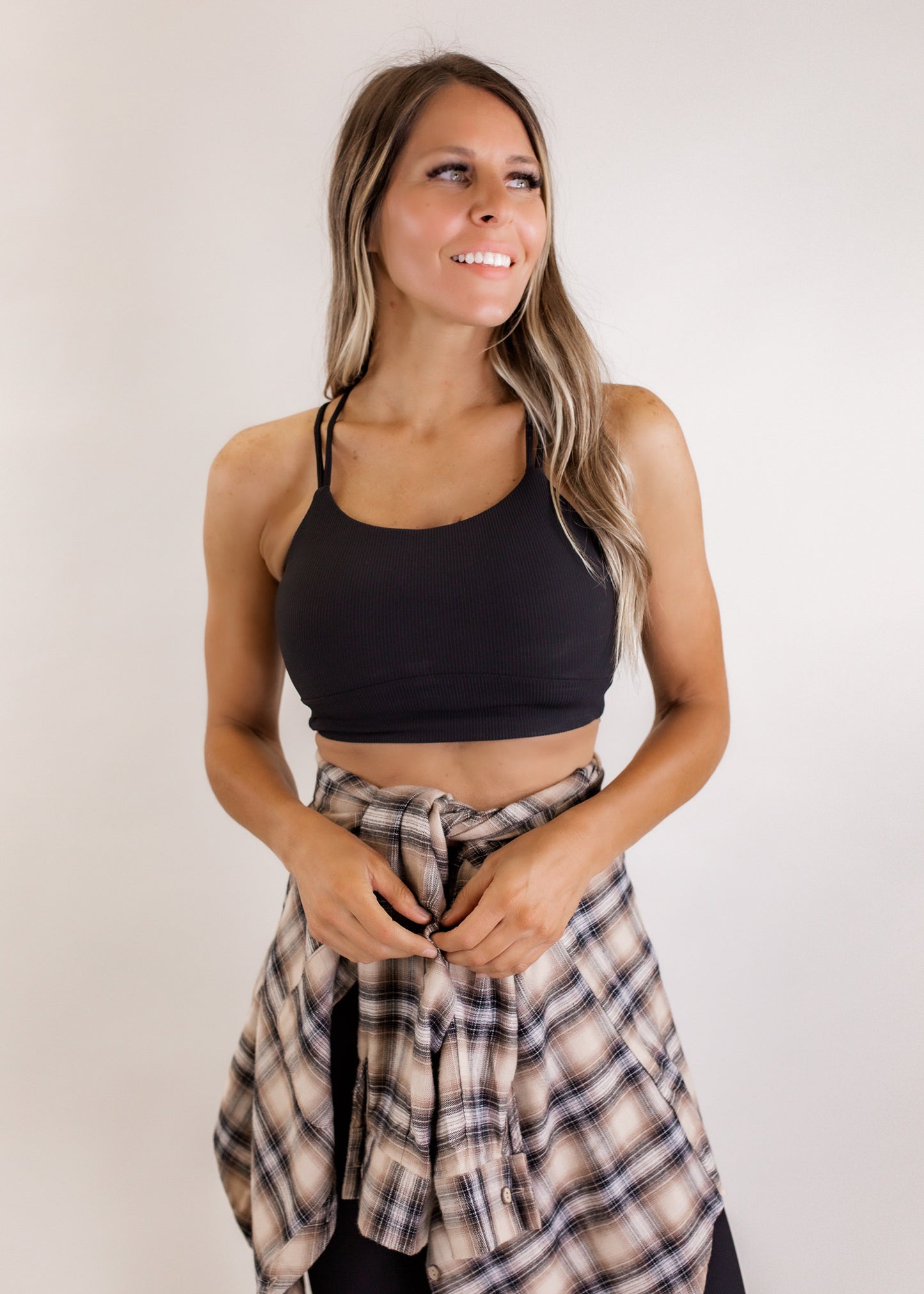 3X: Lizzy Rib Bralette (S-3X) *BLACK