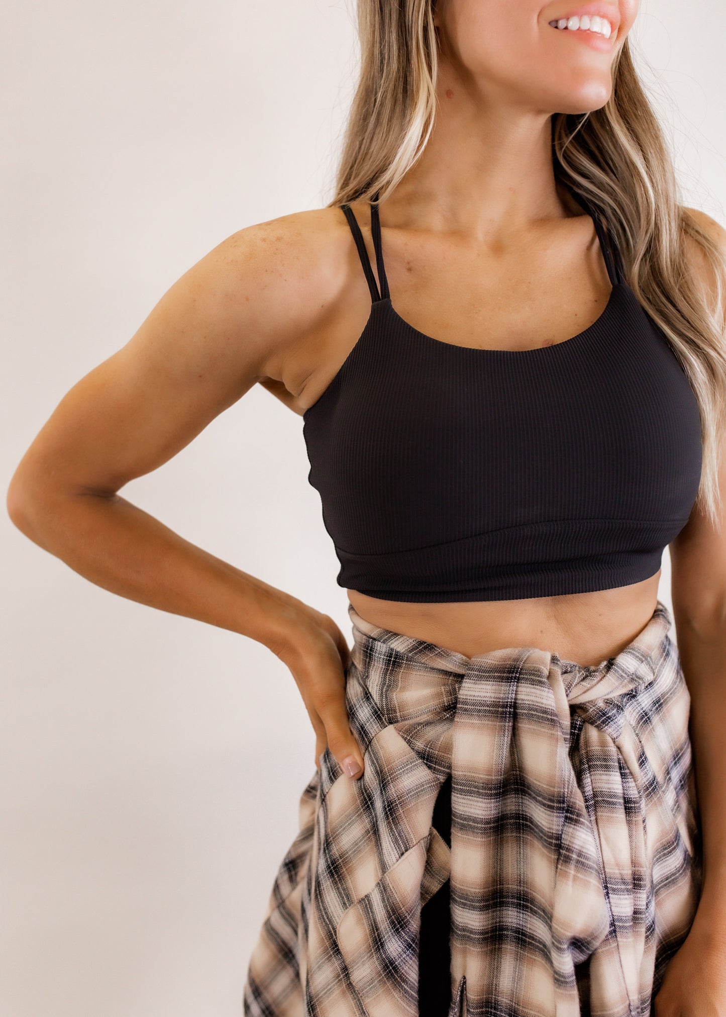 3X: Lizzy Rib Bralette (S-3X) *BLACK