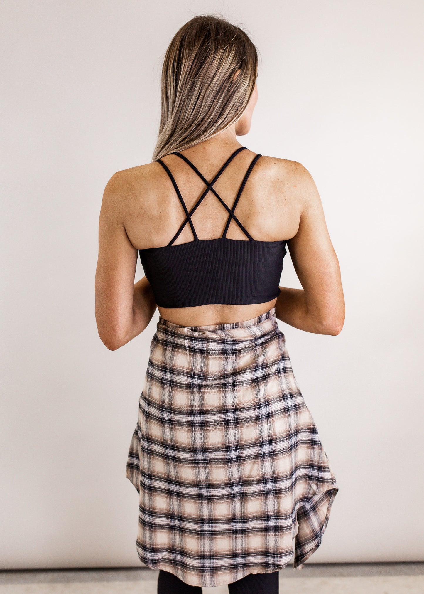 3X: Lizzy Rib Bralette (S-3X) *BLACK