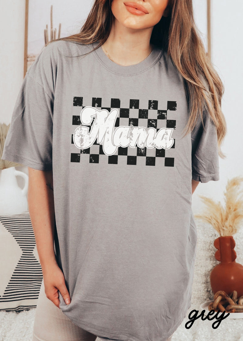 *YOUTH Pre Order: CUSTOMIZE MINI Checkered Tee **9 Colors (S-3X)