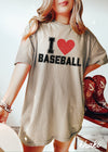 *I HEART Baseball Tee *8 Colors (S-3X)