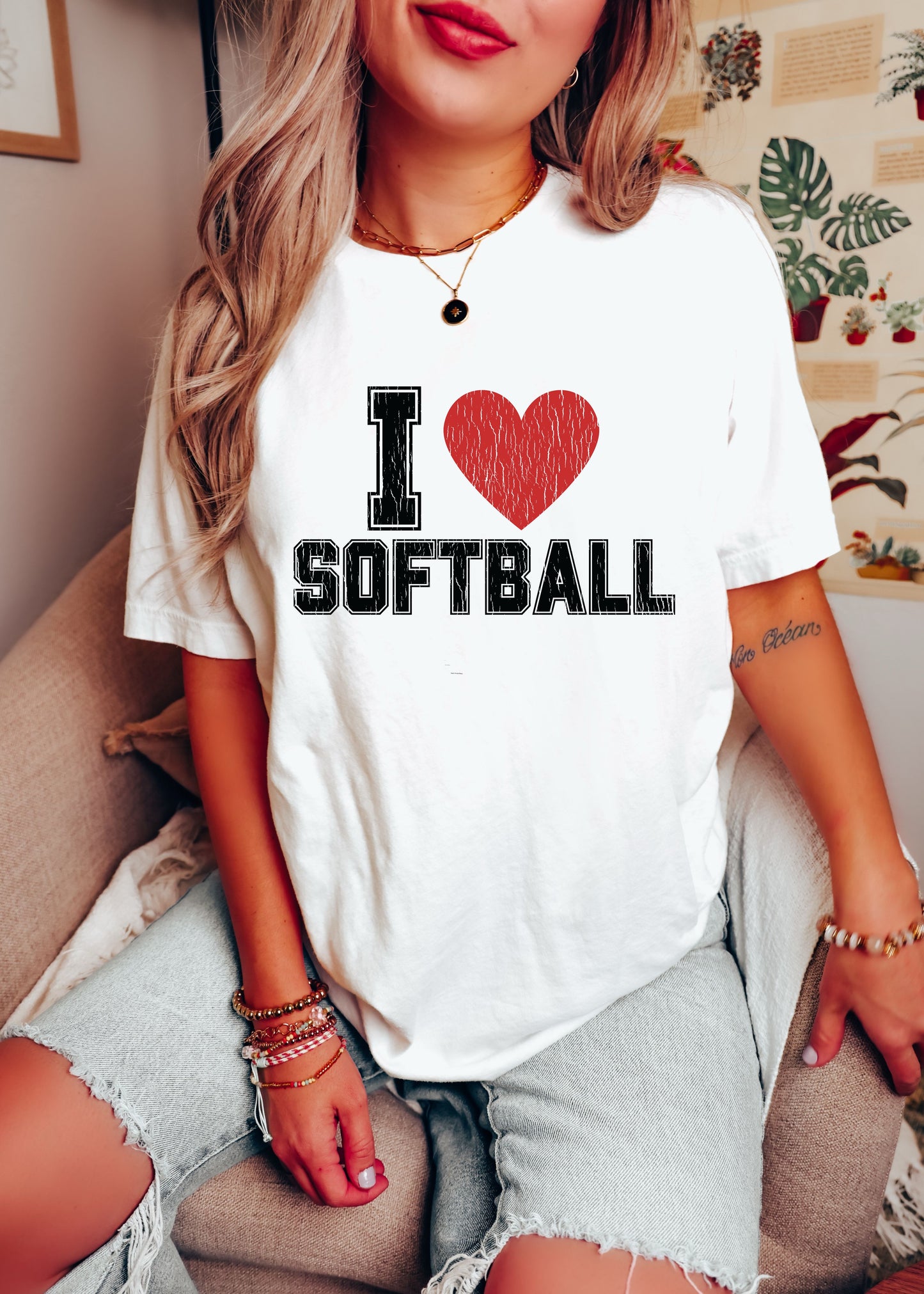 PRE-ORDER: I HEART Softball Tee *8 Colors (S-3X)