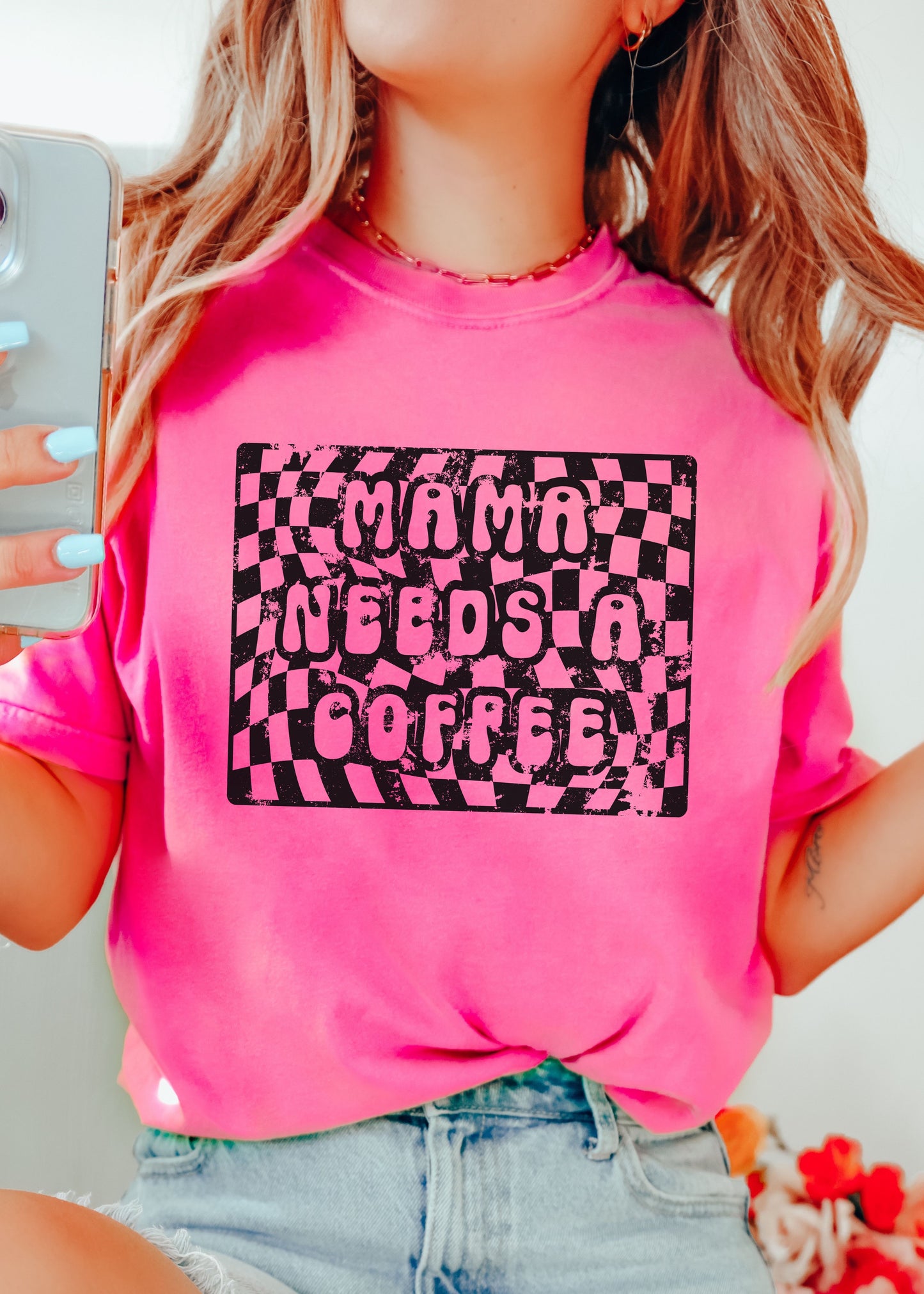 PRE-ORDER: Mama Needs a Coffee Tee *10 Colors (S-3X)