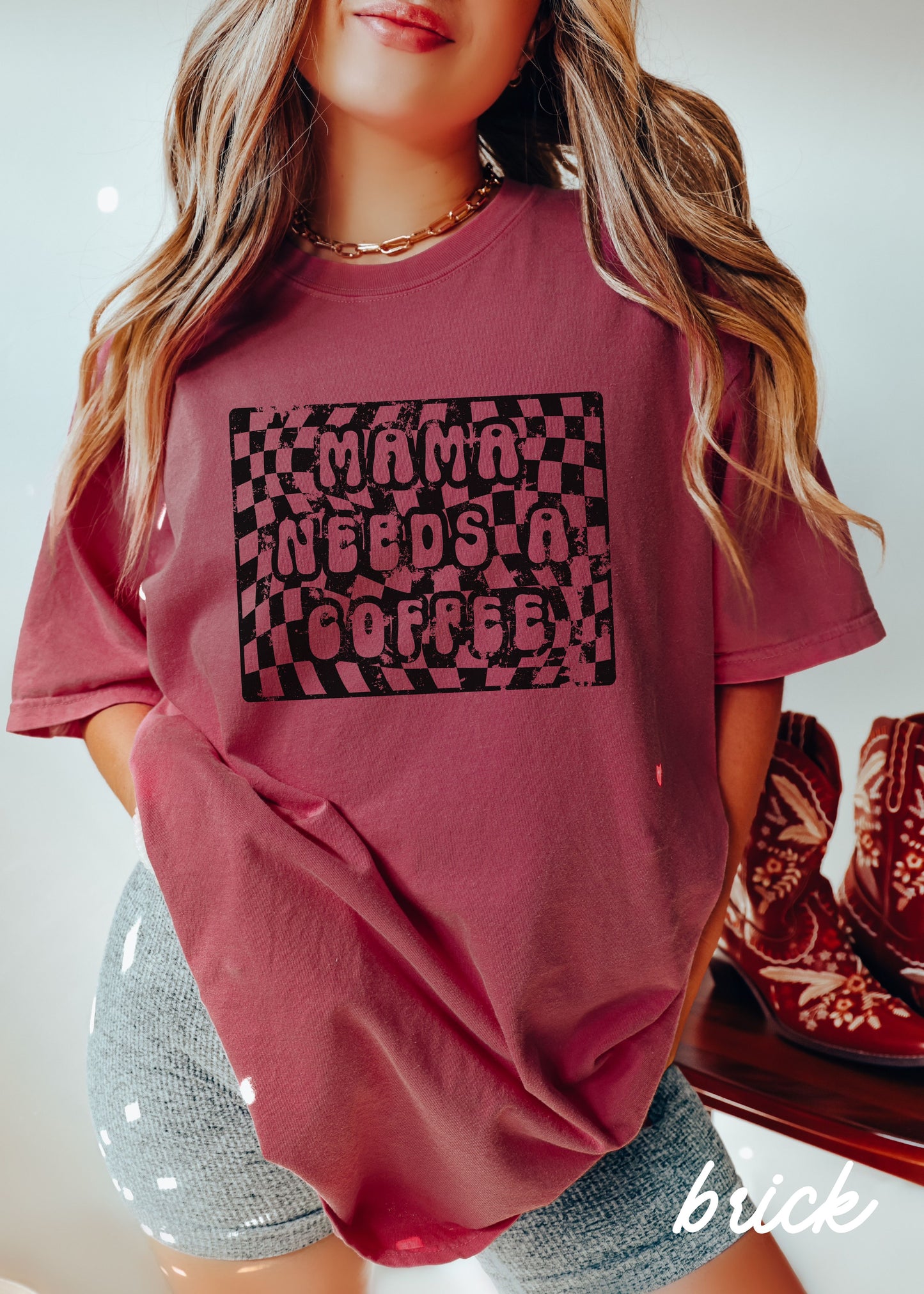 PRE-ORDER: Mama Needs a Coffee Tee *10 Colors (S-3X)
