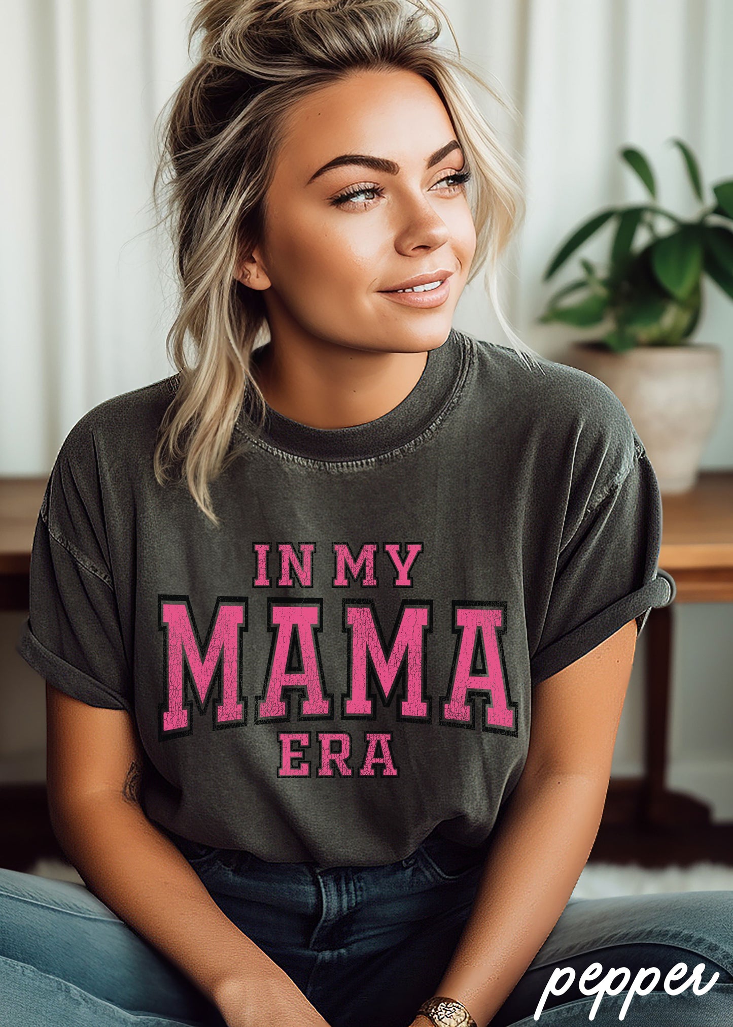 *In My Mama Era Tee *5 Colors (S-3X)