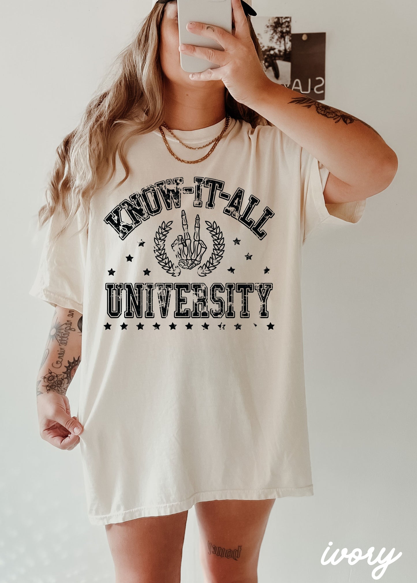 PRE-ORDER: Know It All University Tee *7 Colors (S-3X)