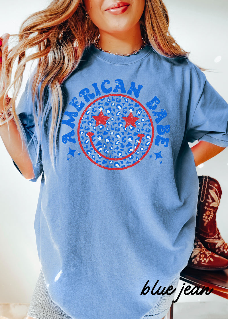 *American Babe Tee *4 Colors (S-3X)