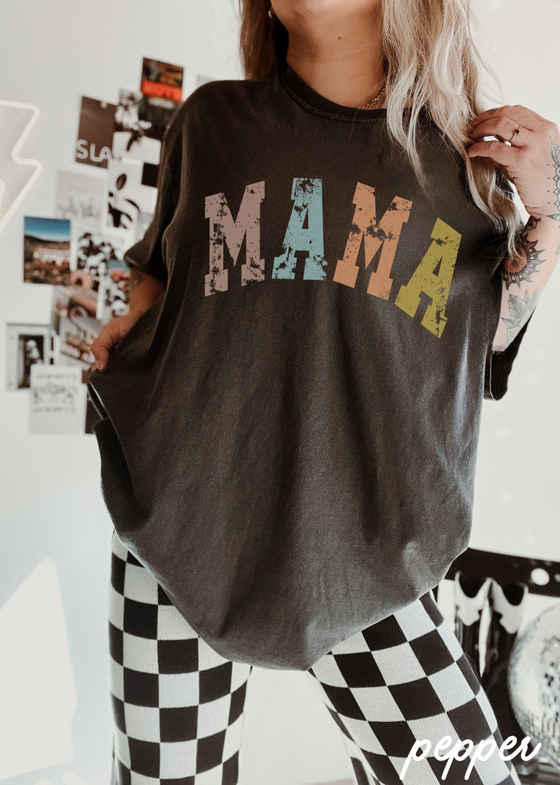*Neutral Color Mama University Tee *2 Colors (S-3X)