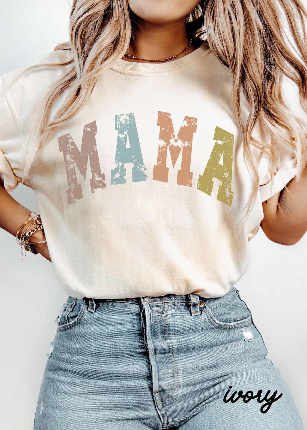 *Neutral Color Mama University Tee *2 Colors (S-3X)