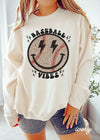 *Baseball Vibes Sweatshirt *Pepper Comfort Colors (S-3X)