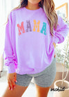 *COLORFUL Mama University Sweatshirt *3 Colors Comfort Colors (S-3X)