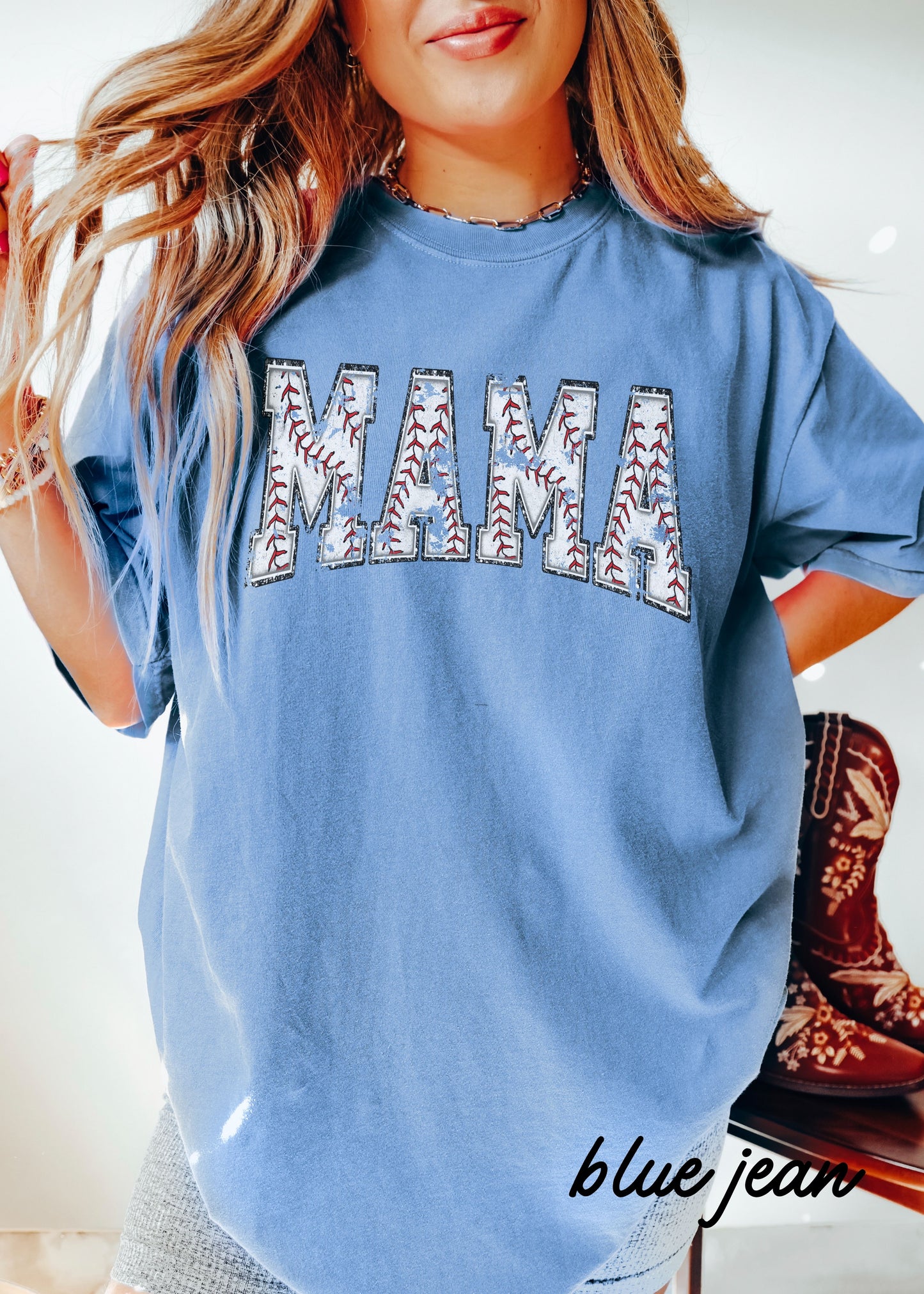 *Baseball Mama Seams Tee *8 Colors (S-3X)