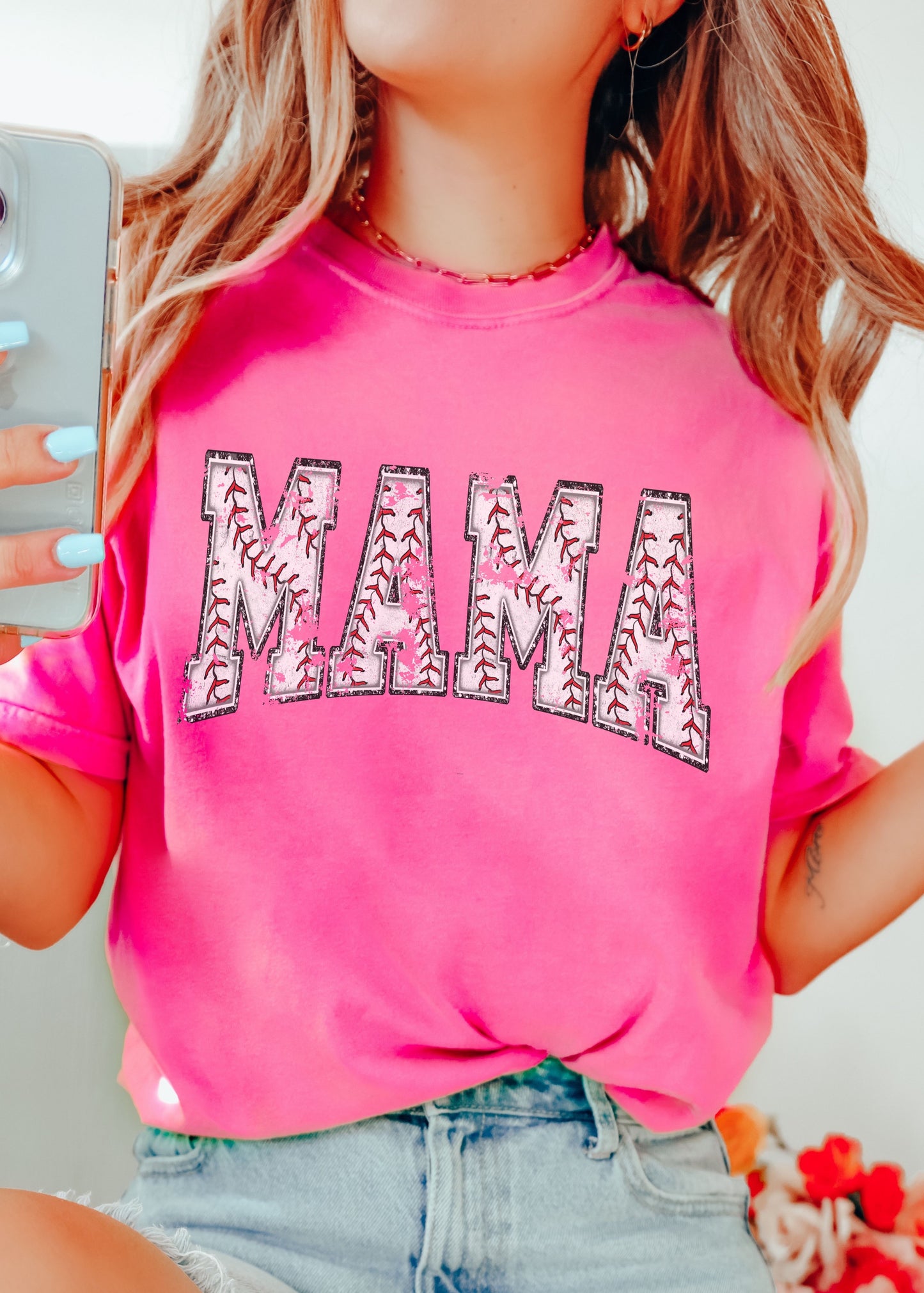 *Baseball Mama Seams Tee *8 Colors (S-3X)