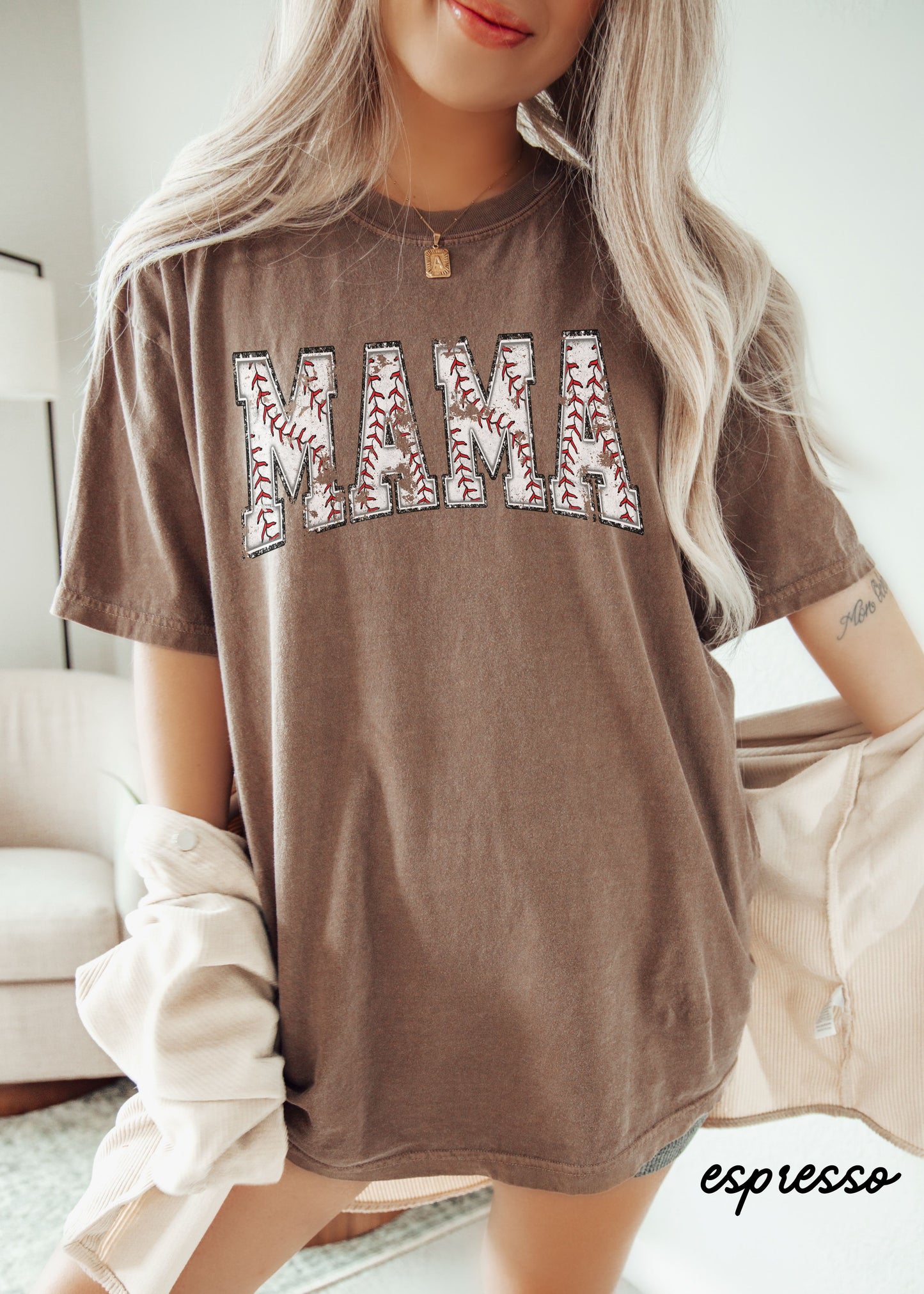 *Baseball Mama Seams Tee *8 Colors (S-3X)