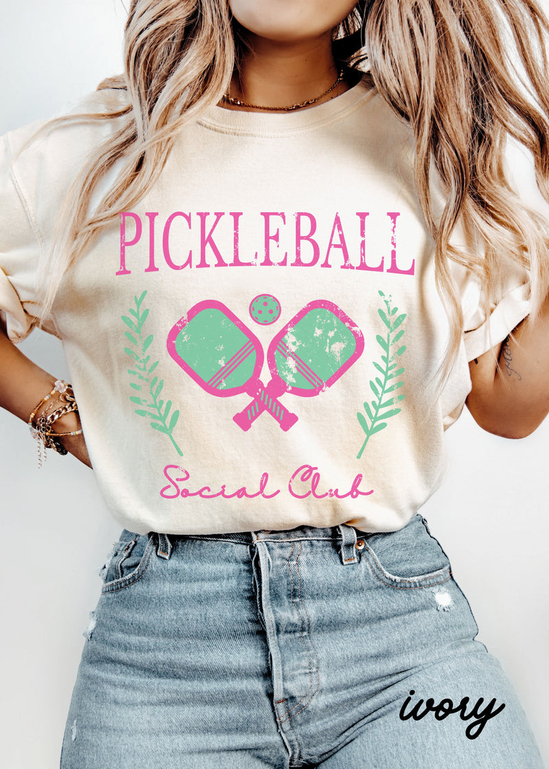 *Pickleball Social Club Tee *5 Colors (S-3X)
