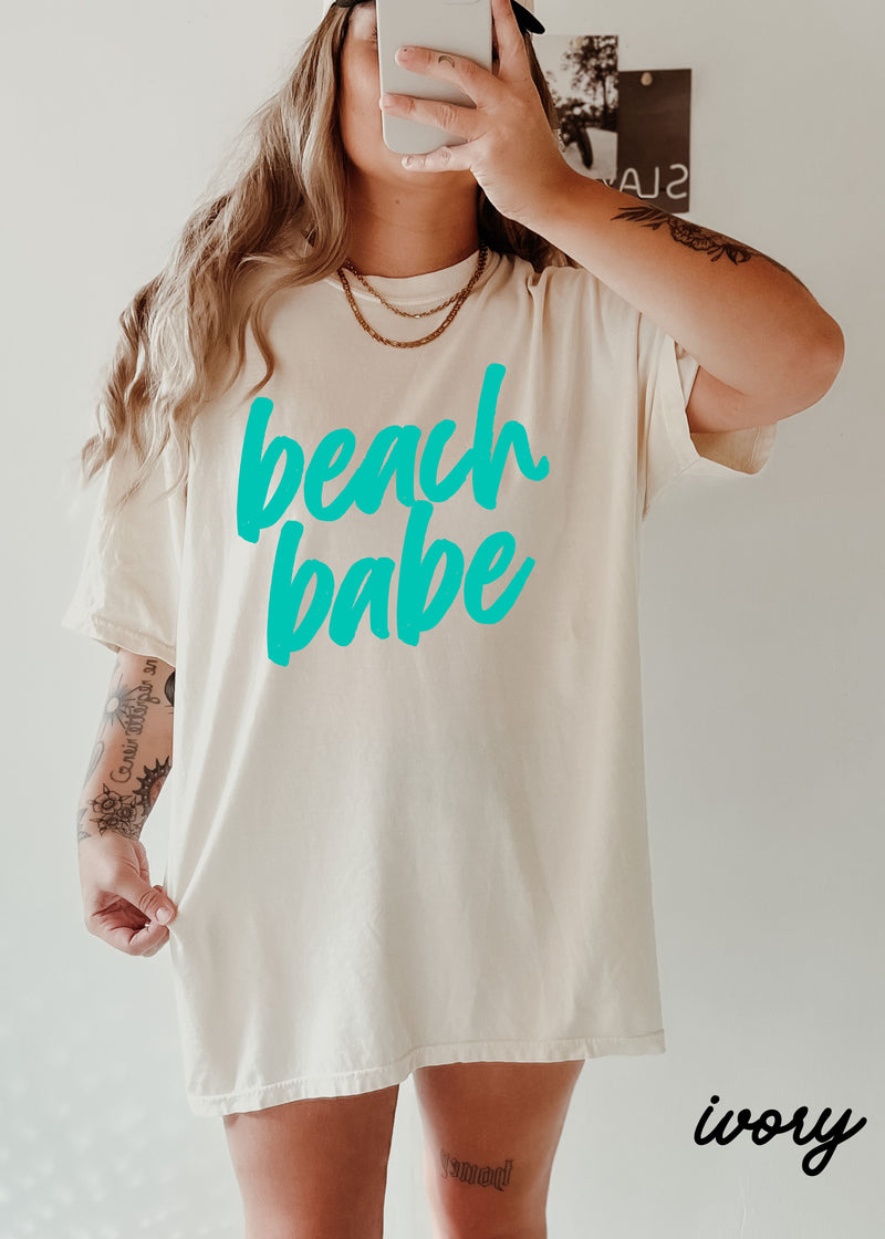 PRE-ORDER: Beach Babe Tee *4 Colors (S-3X)
