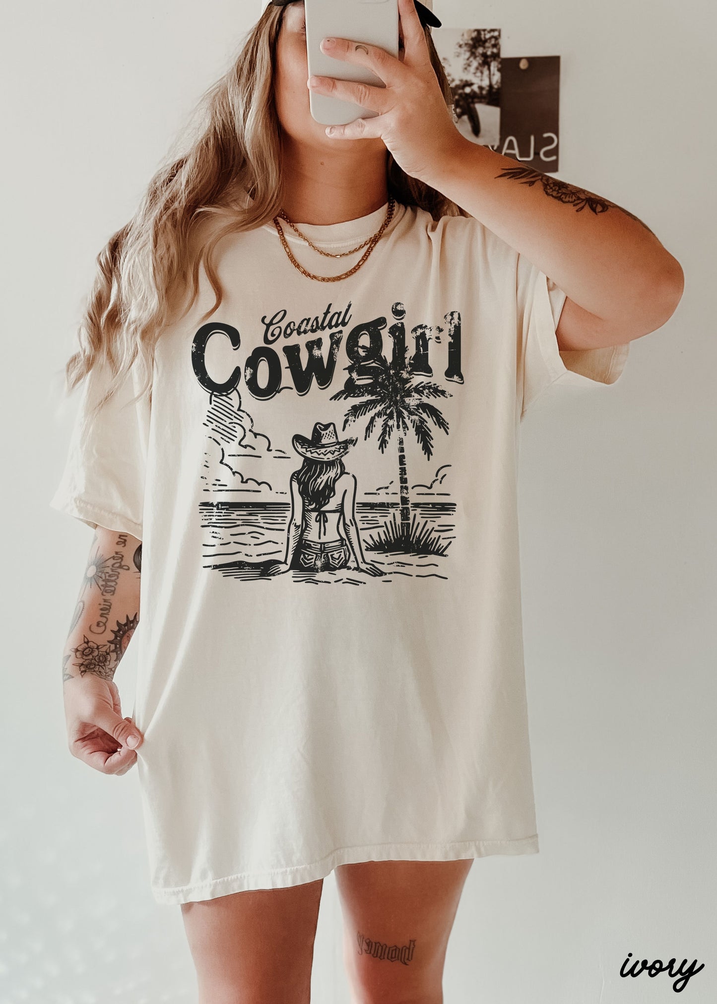 *Coastal Cowgirl Tee *6 Colors (S-3X)