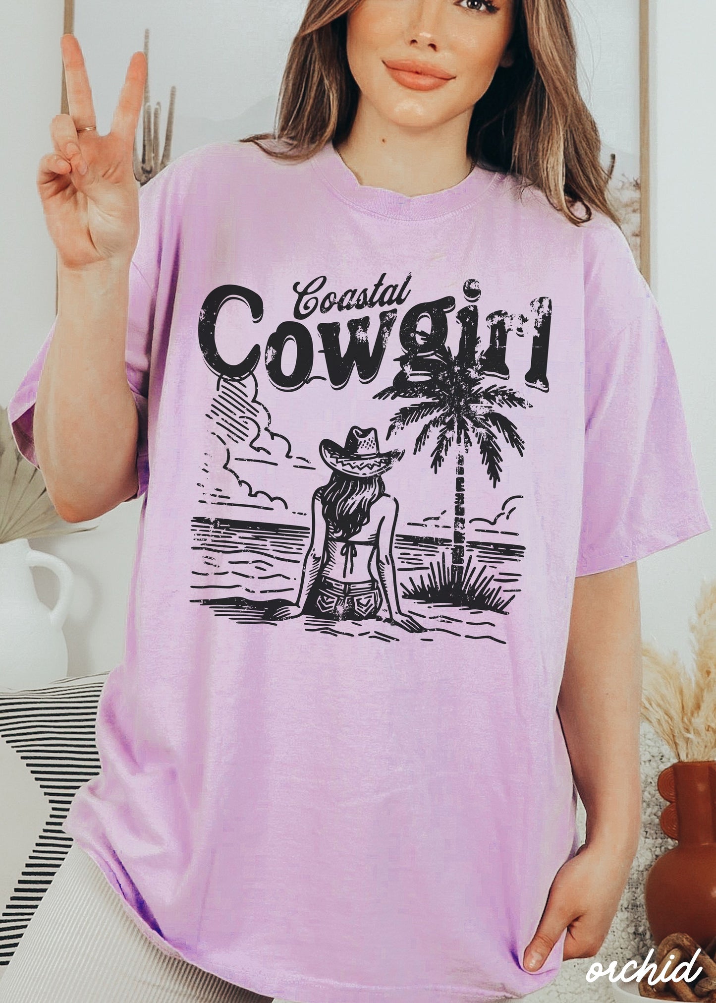 *Coastal Cowgirl Tee *6 Colors (S-3X)
