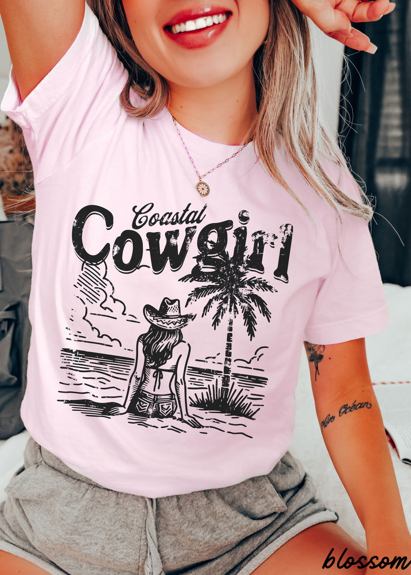 *Coastal Cowgirl Tee *6 Colors (S-3X)
