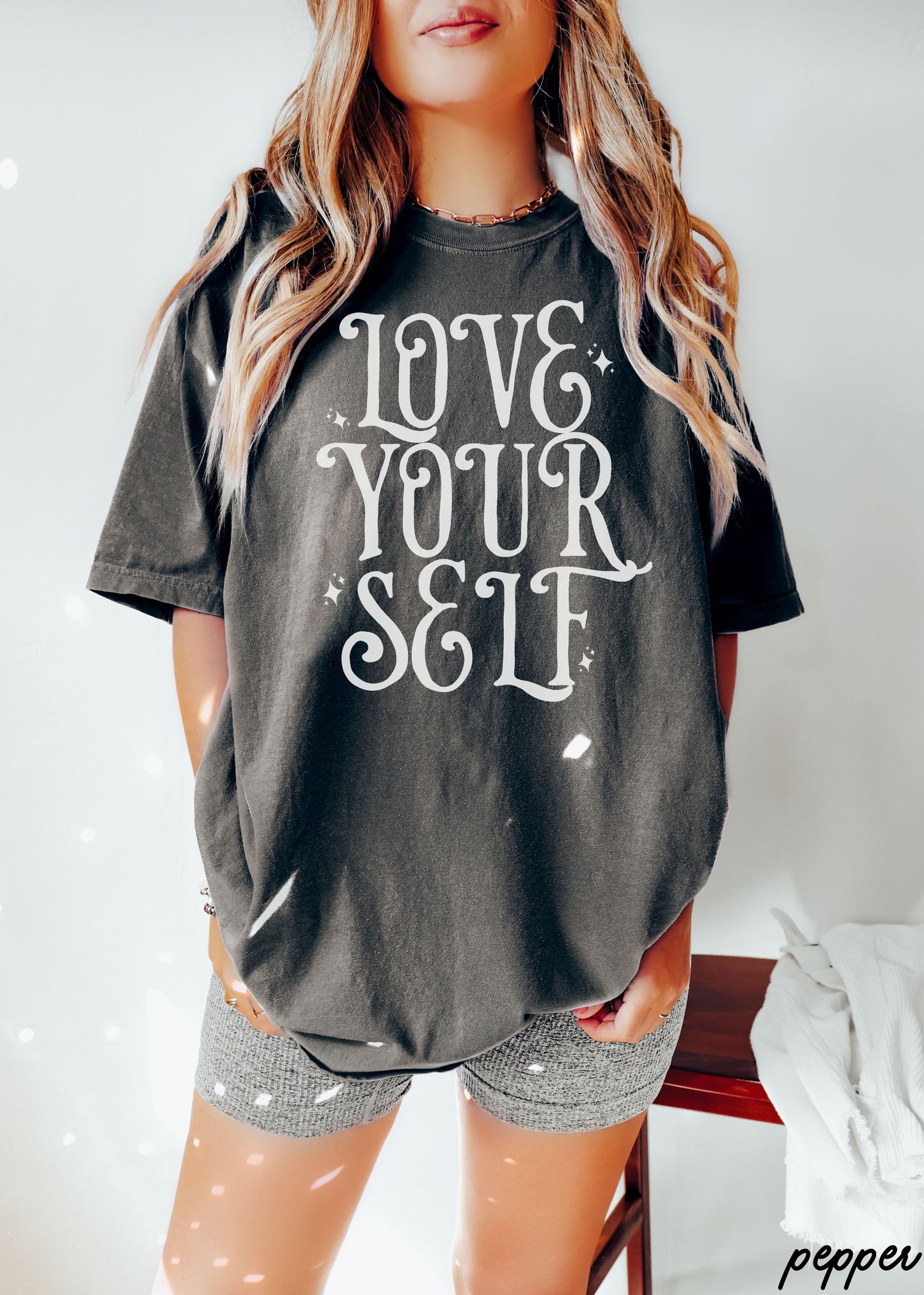 *Love Your Self Tee *12 Colors (S-3X)