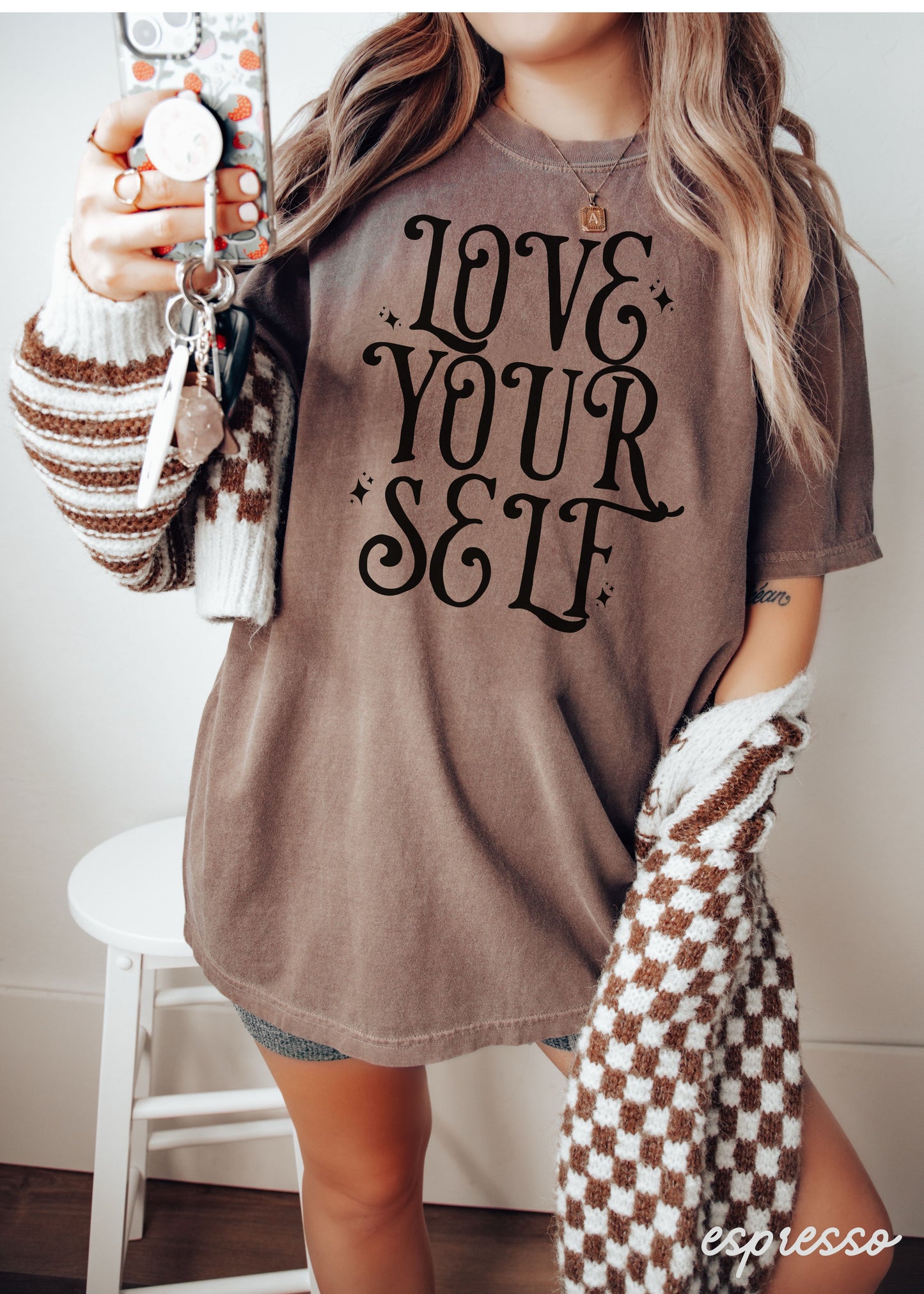 *Love Your Self Tee *12 Colors (S-3X)