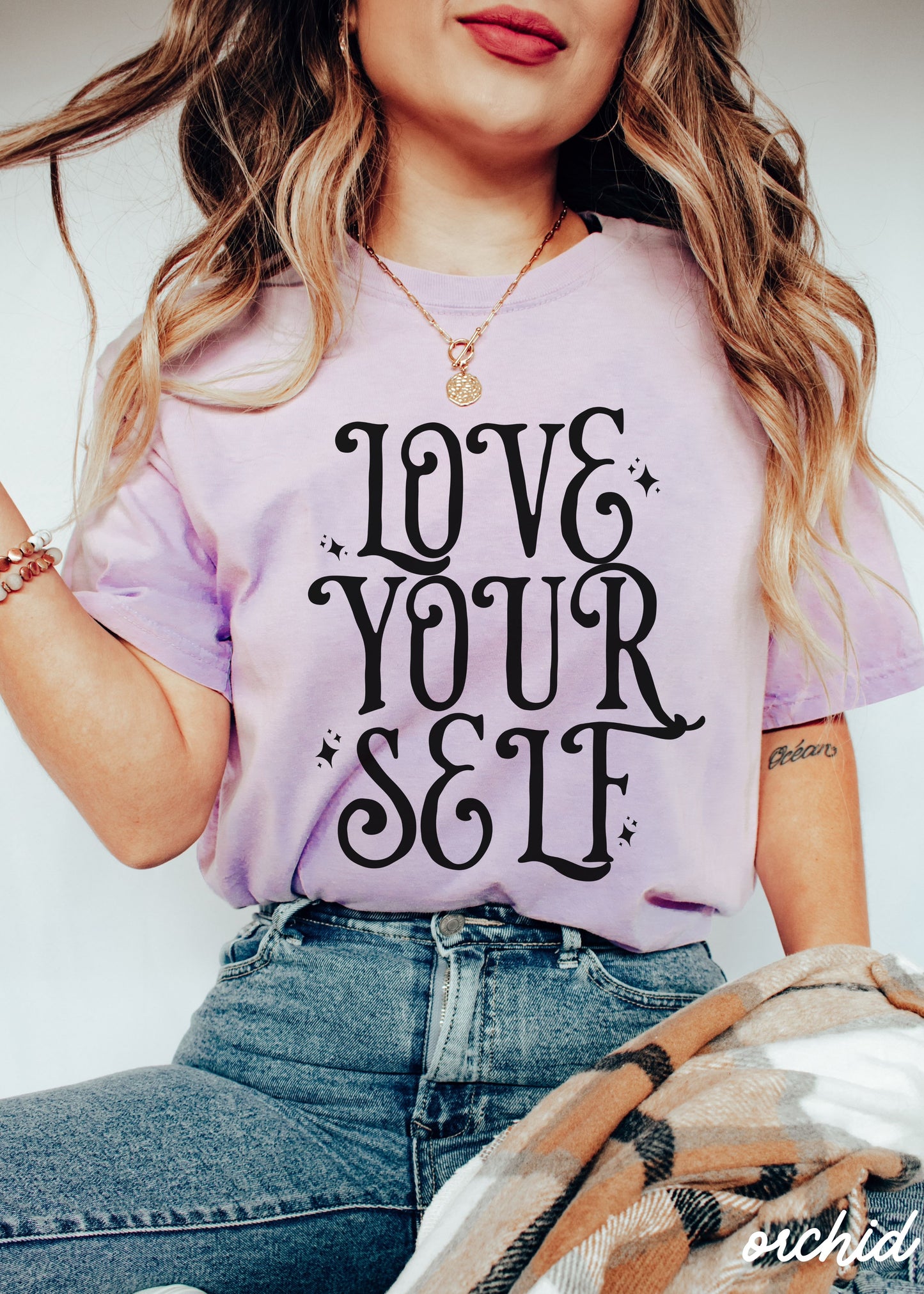 *Love Your Self Tee *12 Colors (S-3X)