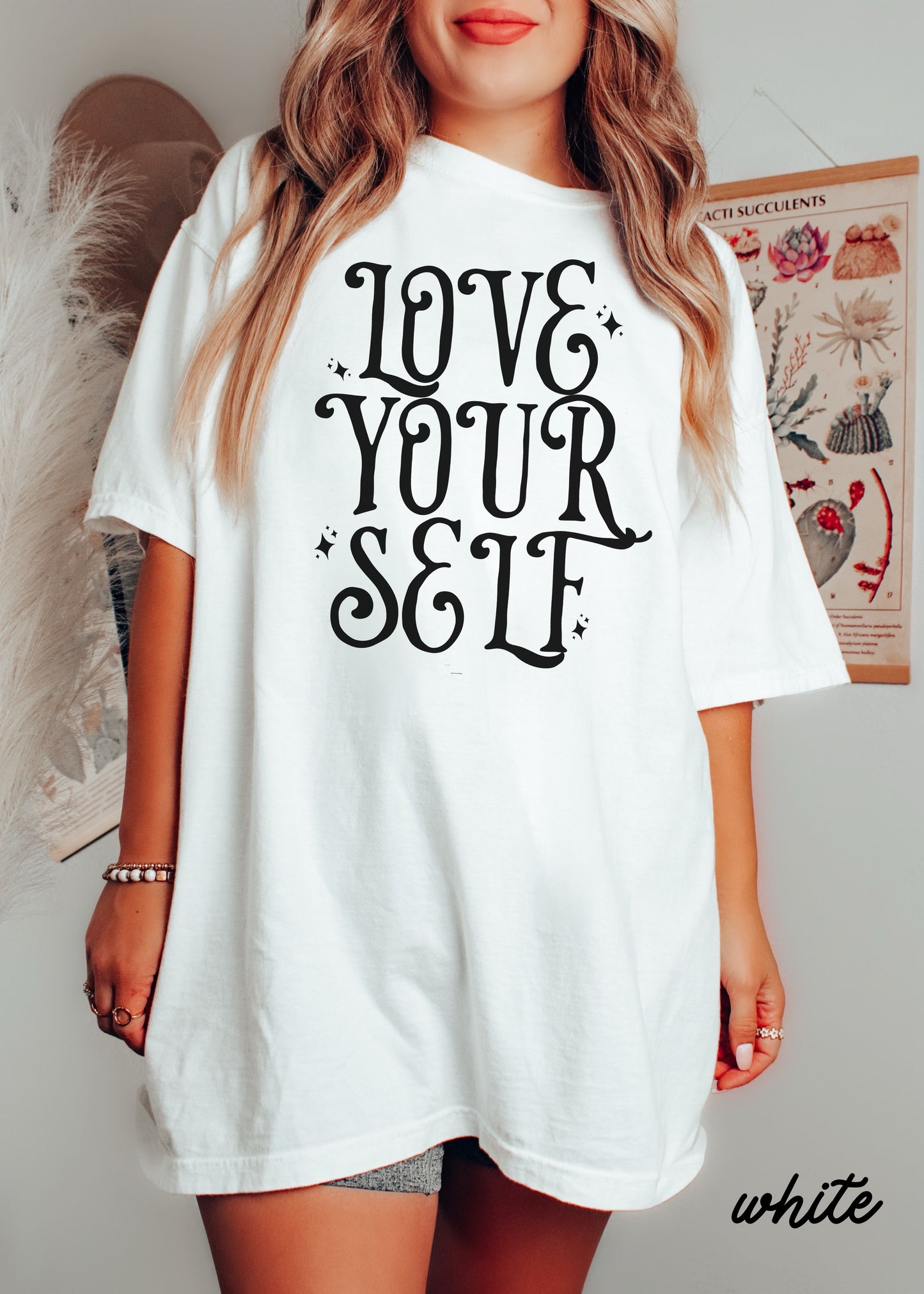 *Love Your Self Tee *12 Colors (S-3X)