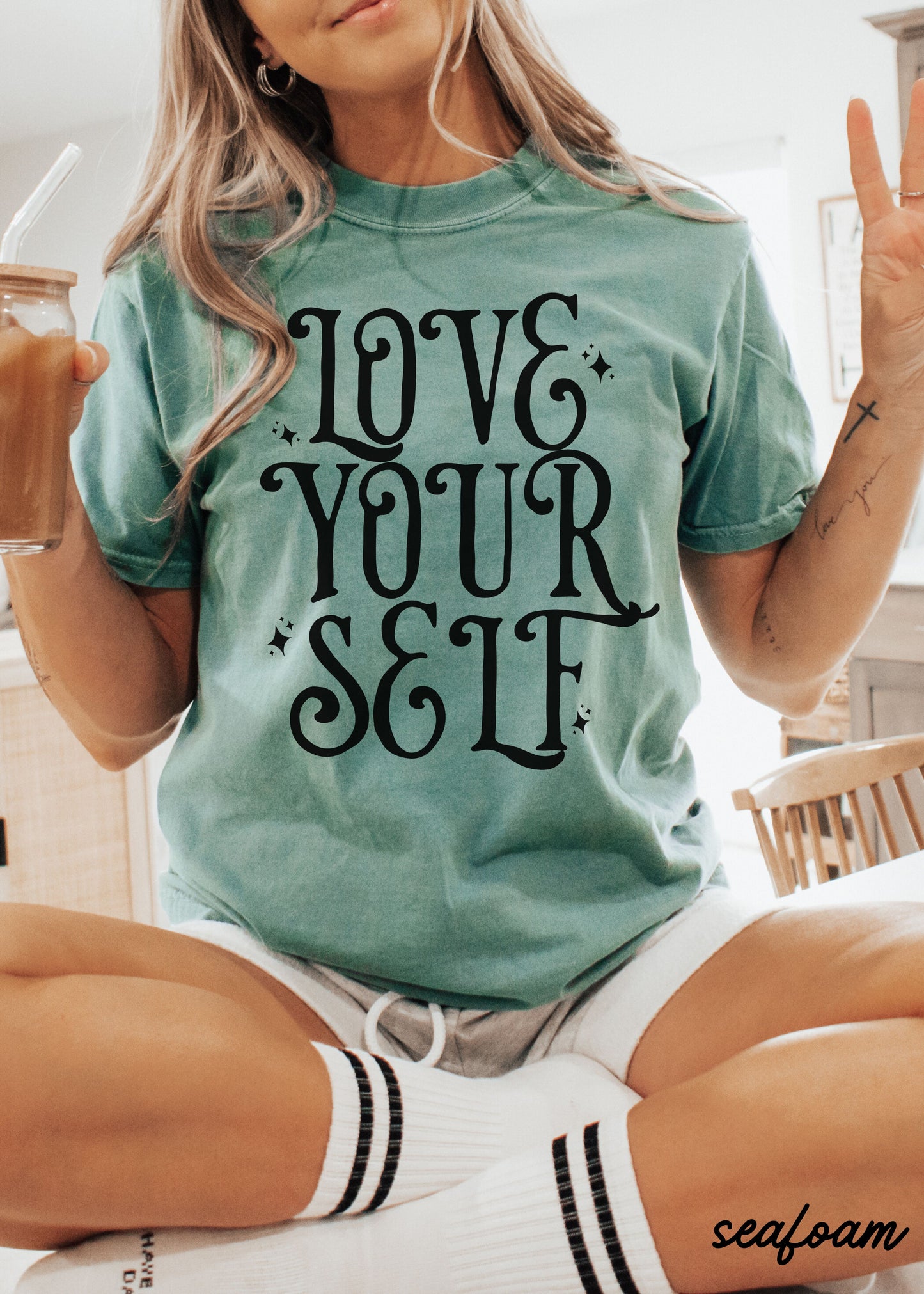 *Love Your Self Tee *12 Colors (S-3X)