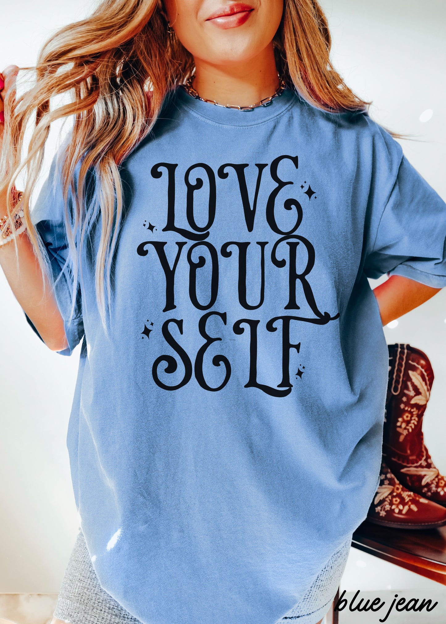 *Love Your Self Tee *12 Colors (S-3X)