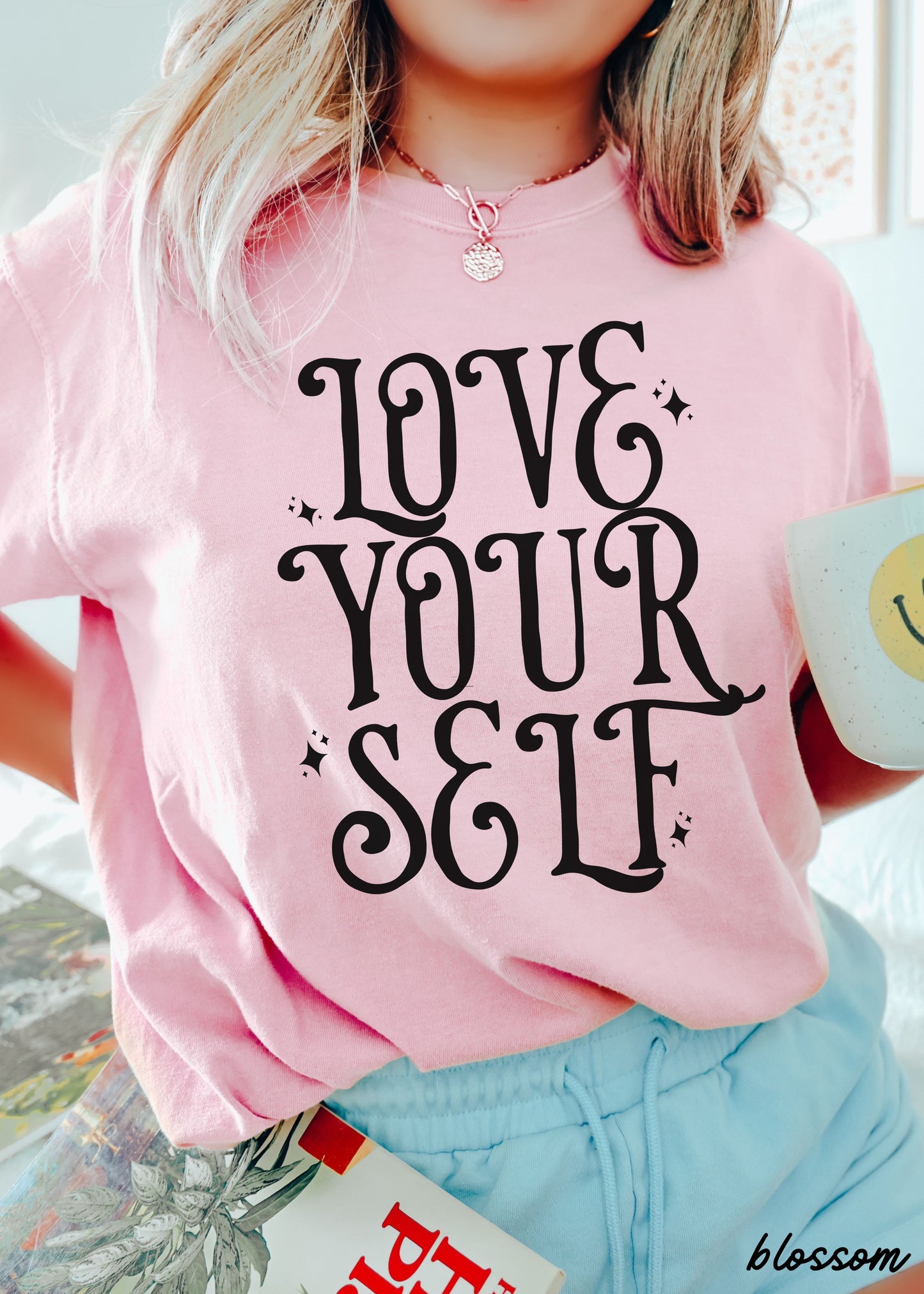 *Love Your Self Tee *12 Colors (S-3X)