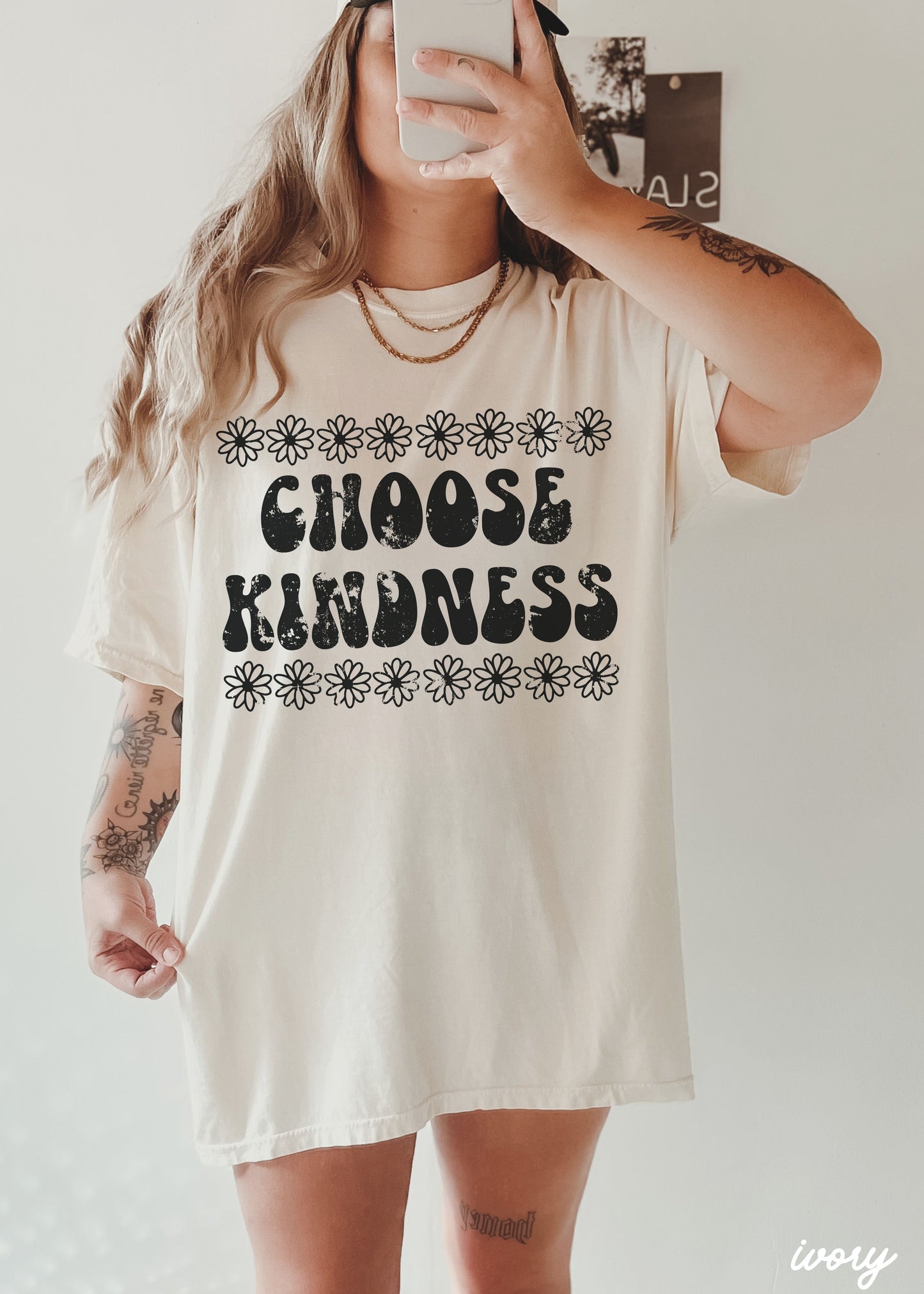 PRE-ORDER: Choose Kindness Daisy Tee *12 Colors (S-3X)