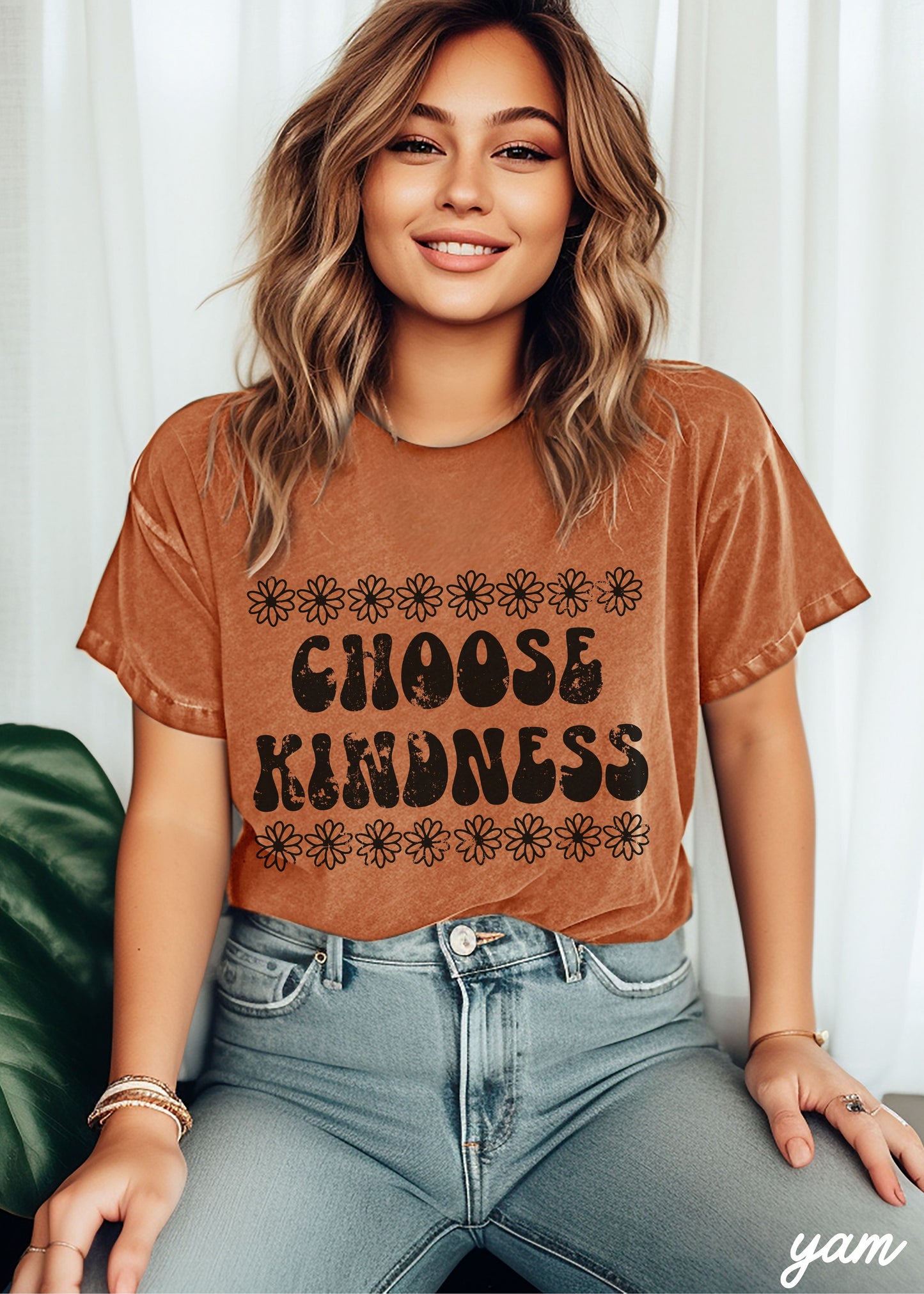 PRE-ORDER: Choose Kindness Daisy Tee *12 Colors (S-3X)