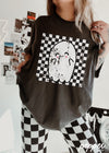 PRE-ORDER: Checkered Ghost Tee *10 Colors (S-3X)