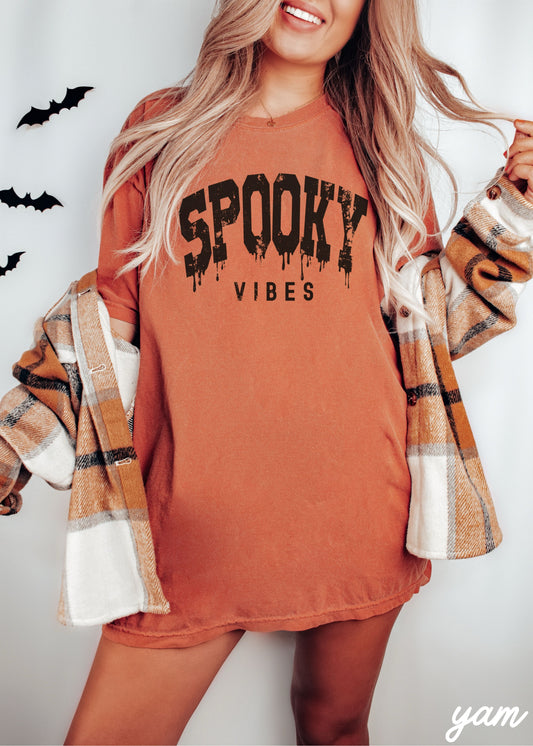 PRE-ORDER: Drippy Spooky Vibes Tee *6 Colors (S-3X)