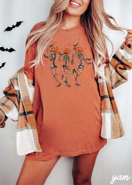 *Dancing Skeletons Tee *9 Colors (S-3X)