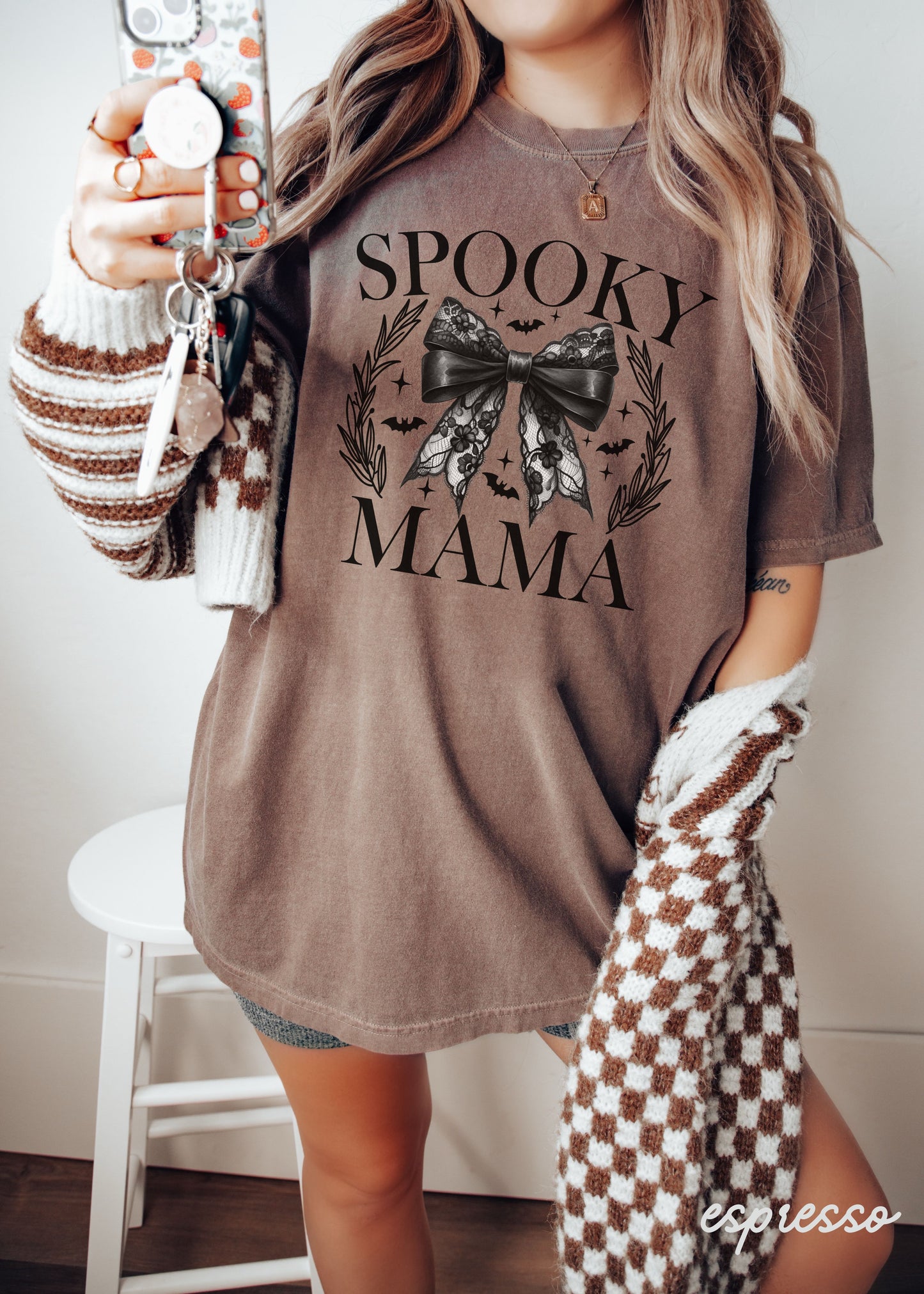 *Spooky Mama Coquette Tee *8 Colors (S-3X)