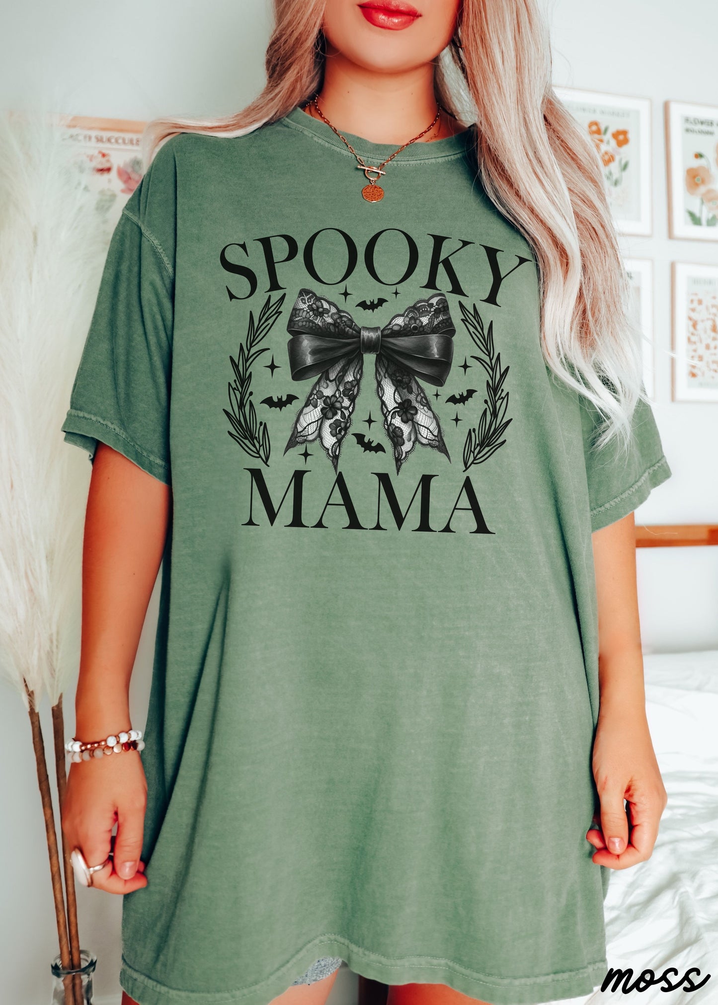 *Spooky Mama Coquette Tee *8 Colors (S-3X)