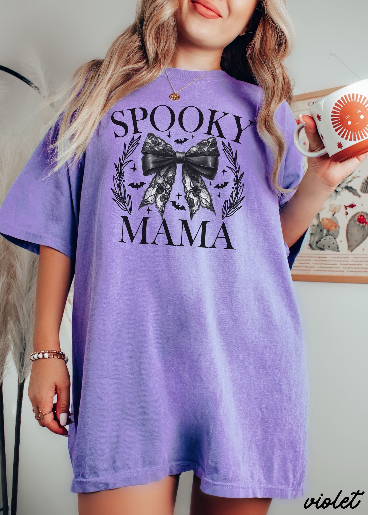 *Spooky Mama Coquette Tee *8 Colors (S-3X)