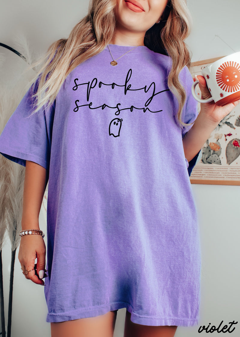 Pre-Order: Spooky Season Ghost Tee *6 Colors