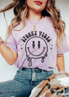 PRE-ORDER: Spooky Vibes Happy Face Tee *10 Colors (S-3X)