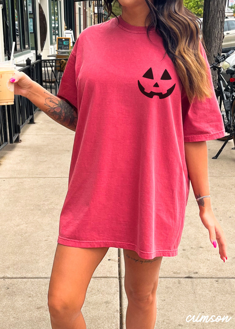 PRE-ORDER: Jack-O-Lantern Face Tee *7 Colors (S-3X)