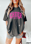 Pre-Order: Cheer Mom Heart Tee *15 Colors (S-3X)