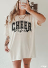 Pre-Order: Cheer Mom Heart Tee *15 Colors (S-3X)