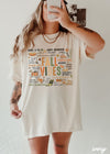 *Fall Vibes Collage Tee *8 Colors (S-3X)