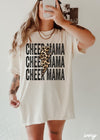 Pre-Order: Cheer Mama Leopard Bolt Tee *14 Colors (S-3X)