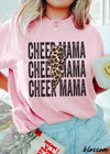 Pre-Order: Cheer Mama Leopard Bolt Tee *14 Colors (S-3X)