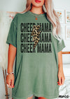 Pre-Order: Cheer Mama Leopard Bolt Tee *14 Colors (S-3X)