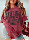 Pre-Order: Game Day Checkered Tee *12 Colors (S-3X)